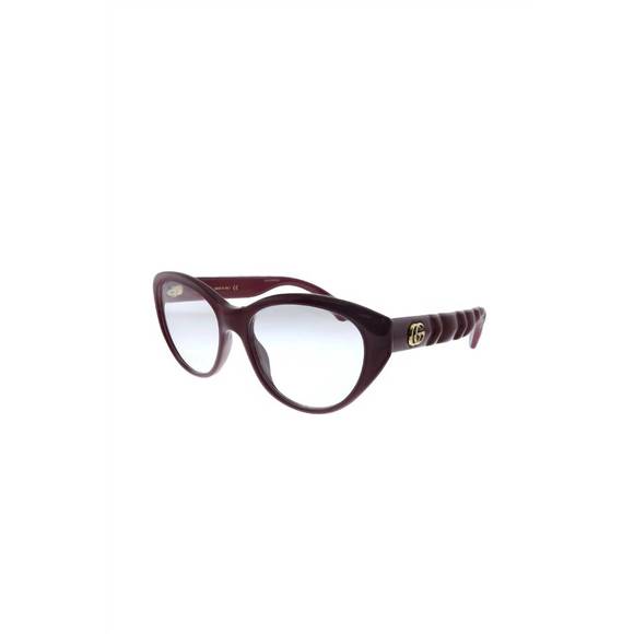 NEW GUCCI cat-eye acetate eyeglasses in burgundy - Picture 1 of 3